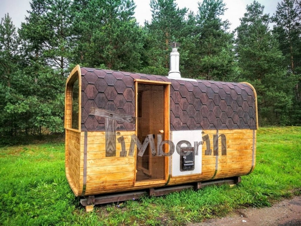 Sauna extérieur rectangulaire